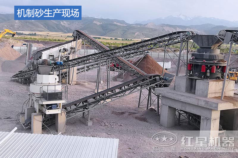 机制砂生产现场 机制砂生产现场