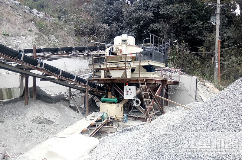 人工石头碎砂加工生产客户现场 人工石头碎砂加工生产客户现场