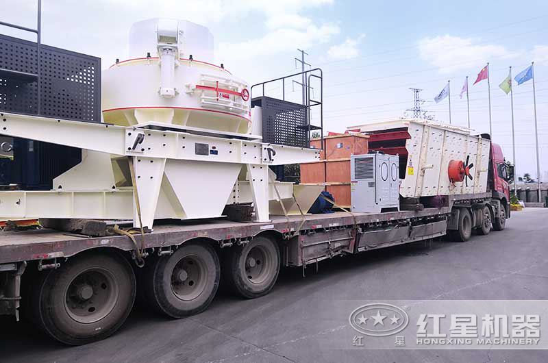 易彩堂整套碎石生产线设备装车发货现场 易彩堂整套碎石生产线设备装车发货现场