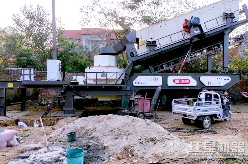 移动制砂机现场 移动制砂机现场
