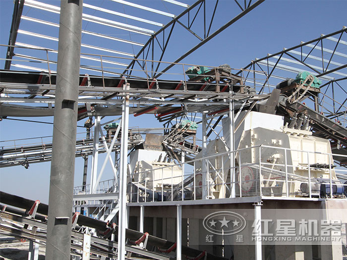 河北大型砂石生产线现场 河北大型砂石生产线现场