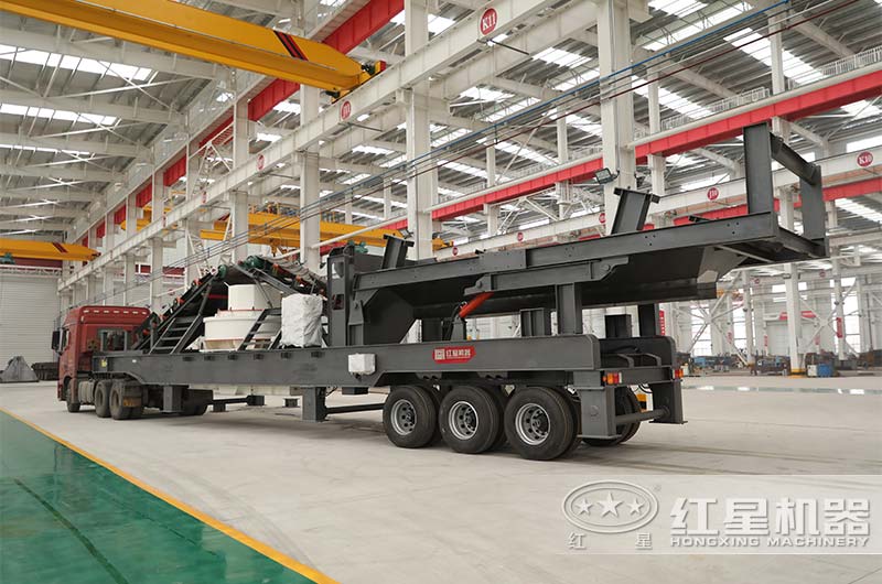 轮胎制砂机振动筛移动破碎站 轮胎制砂机振动筛移动破碎站