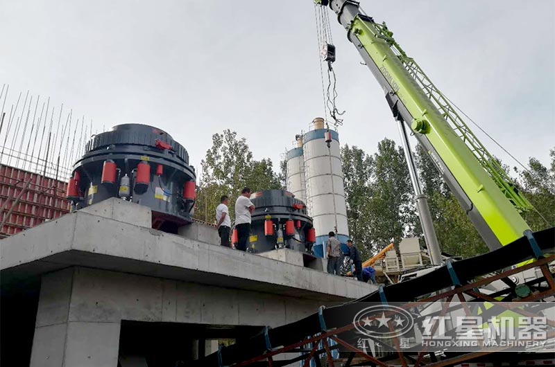 大型花岗岩洞渣破碎生产线安装生产线 大型花岗岩洞渣破碎生产线安装生产线
