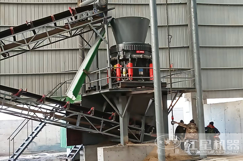 花岗岩破碎加工客户现场 花岗岩破碎加工客户现场