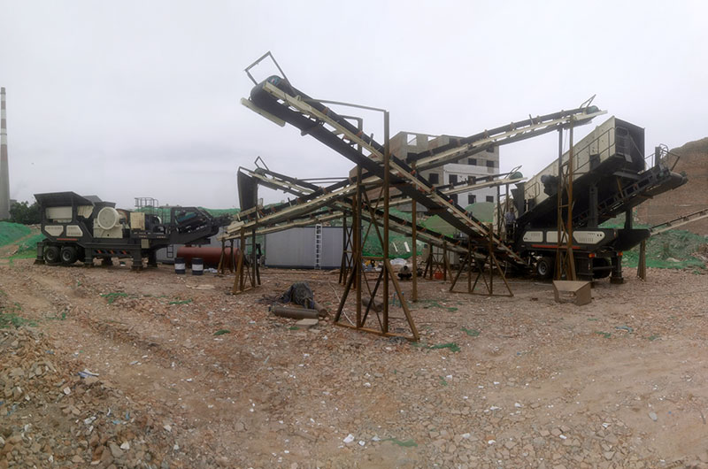 建筑垃圾移动碎石机现场实拍 建筑垃圾移动碎石机现场实拍