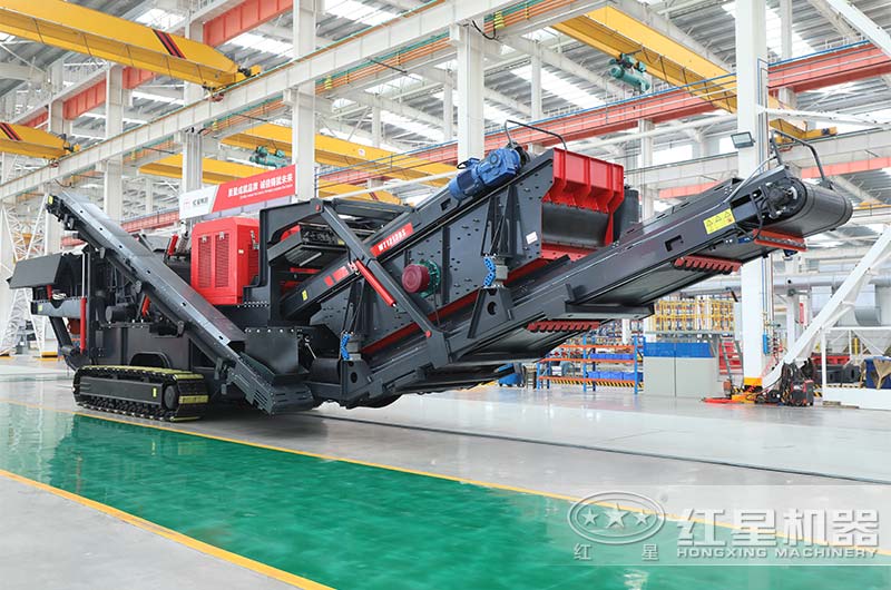 易彩堂机器制造的履带式移动破碎站设备 易彩堂机器制造的履带式移动破碎站设备