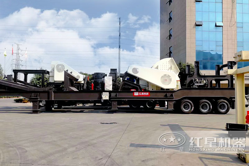 四合一重锤破+圆锥破移动破碎站 四合一重锤破+圆锥破移动破碎站