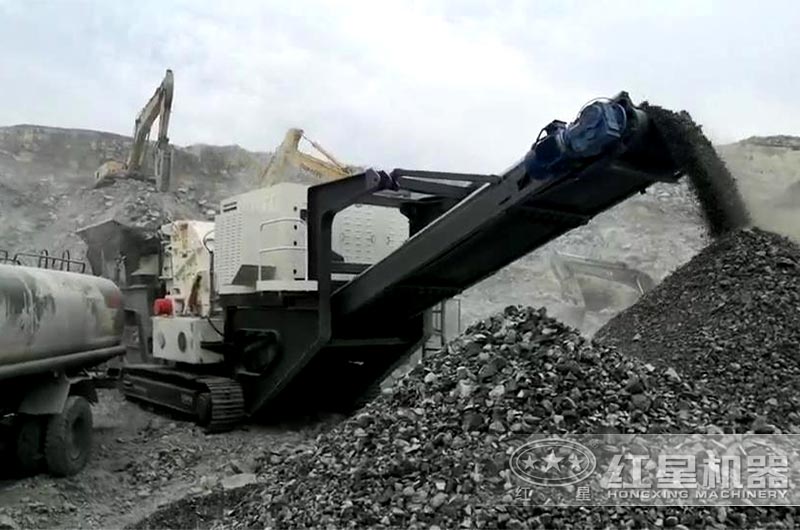 履带反击破移动式破碎机 履带反击破移动式破碎机