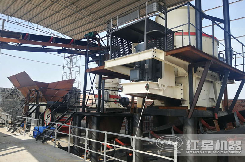 花岗岩冲击式制砂加工生产客户现场实拍 花岗岩冲击式制砂加工生产客户现场实拍