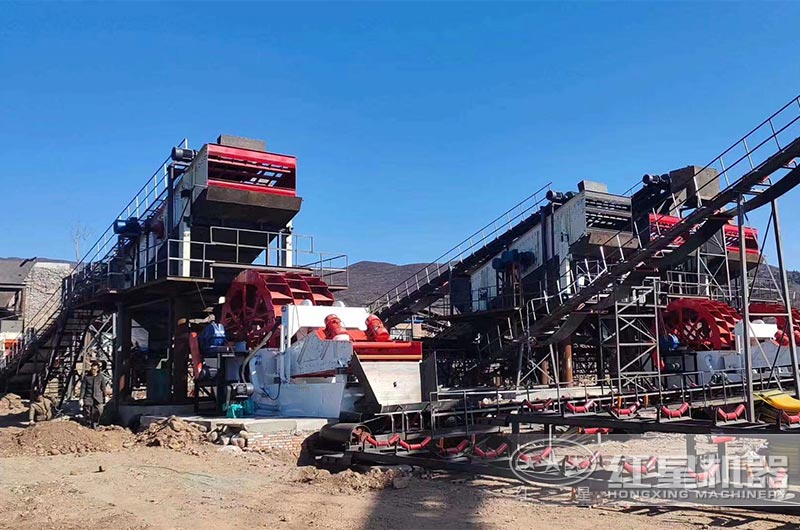 洗砂机器现场 洗砂机器现场