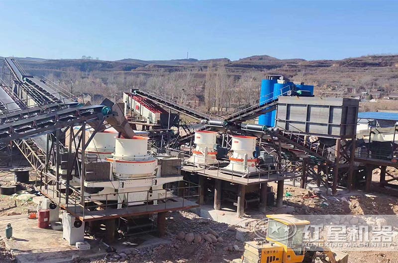 大型砂石场采用圆锥破碎机 大型砂石场采用圆锥破碎机