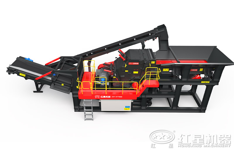 模块框架式小型移动反击石头破碎机 模块框架式小型移动反击石头破碎机