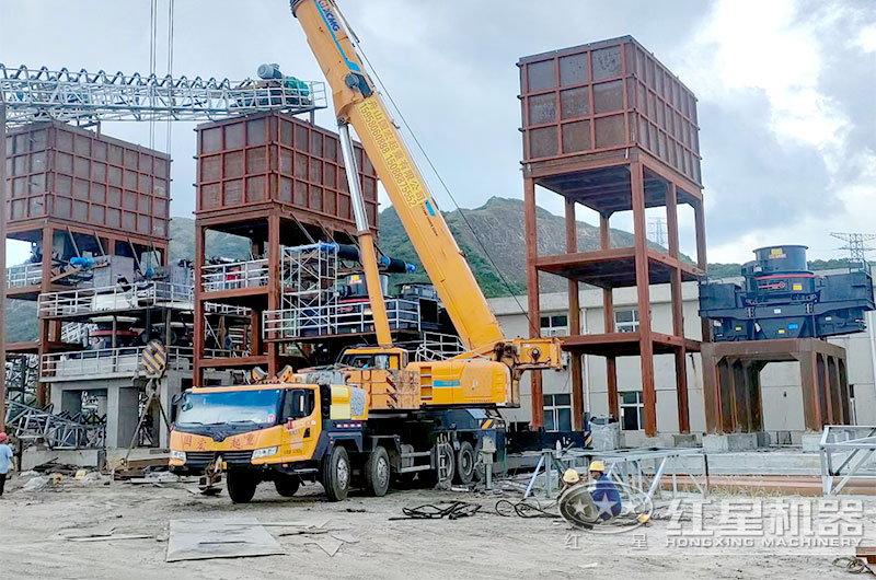 前期破碎、制砂工序 前期破碎、制砂工序