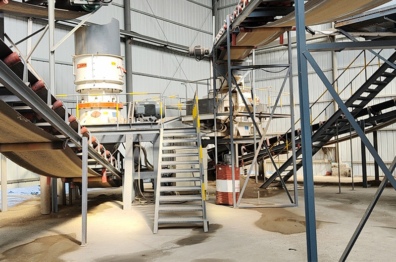 砂石骨料生产线现场 砂石骨料生产线现场