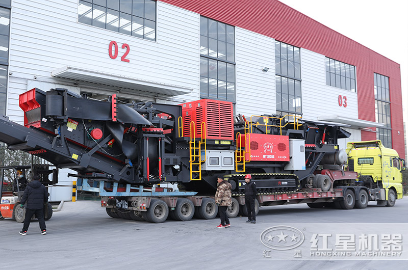 移动破碎站厂区发货中 移动破碎站厂区发货中