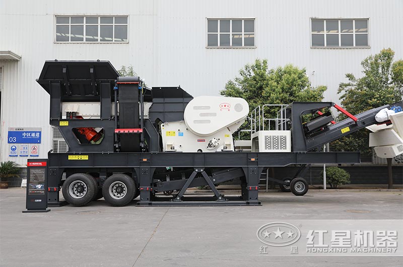 MTF96移动式破碎机实拍 MTF96移动式破碎机实拍