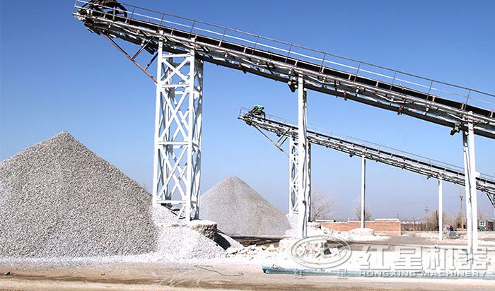 破碎之后的石英砂石子 破碎之后的石英砂石子