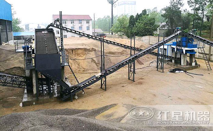 经过粉碎、制沙、洗沙石英砂生产工艺 经过粉碎、制沙、洗沙石英砂生产工艺