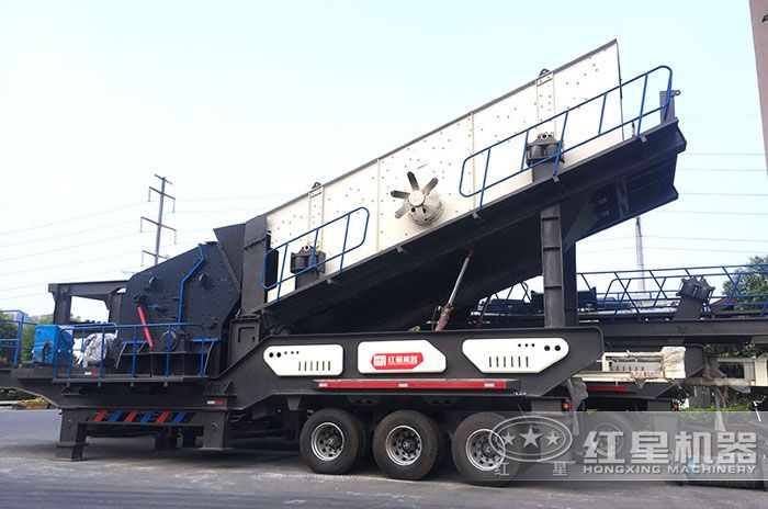 反击破移动制砂碎石一体机 反击破移动制砂碎石一体机