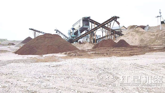 制沙生产现场