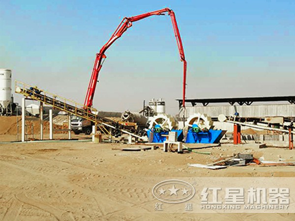 石粉双轮洗砂生产线 石粉双轮洗砂生产线