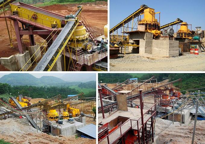 优越Φ1200圆锥破碎现场图 优越Φ1200圆锥破碎现场图