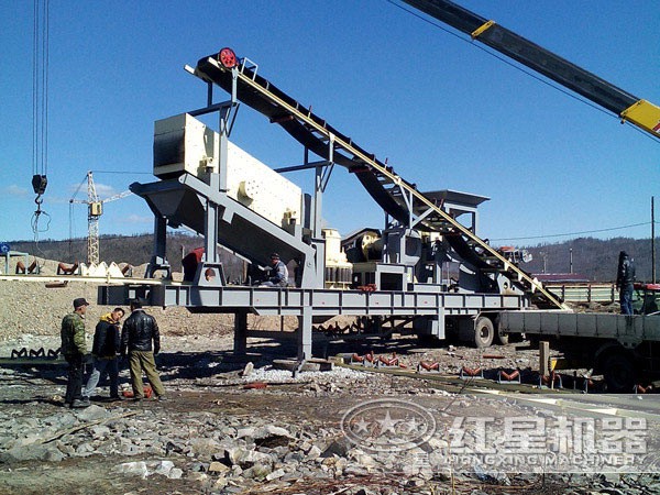 HX系列移动破现场作业图 HX系列移动破现场作业图