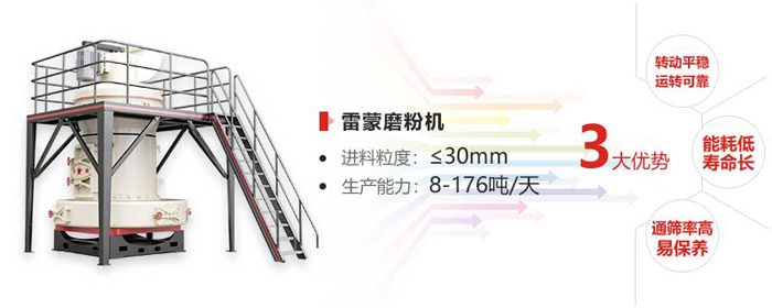 磨粉机进料小于30mm,生产能力8-176吨每天 磨粉机进料小于30mm,生产能力8-176吨每天