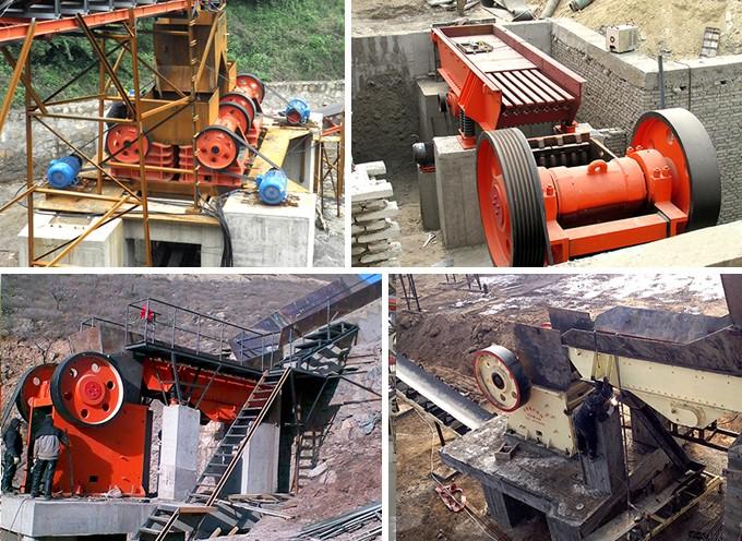 鄂式破碎设备客户现场图 鄂式破碎设备客户现场图