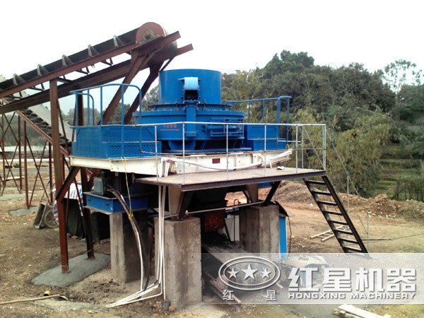 小型制砂机现场作业 小型制砂机现场作业