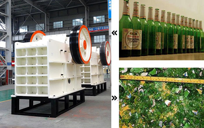 颚式破碎机破碎玻璃 颚式破碎机破碎玻璃