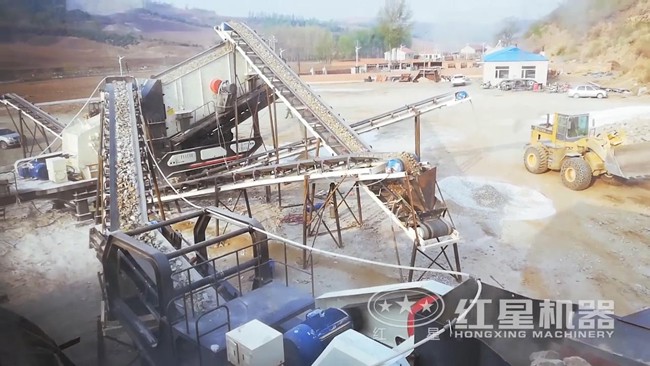 移动石料破碎生产线 移动石料破碎生产线