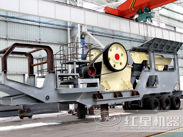 HX938HD80轮胎颚破移动碎站 HX938HD80轮胎颚破移动碎站