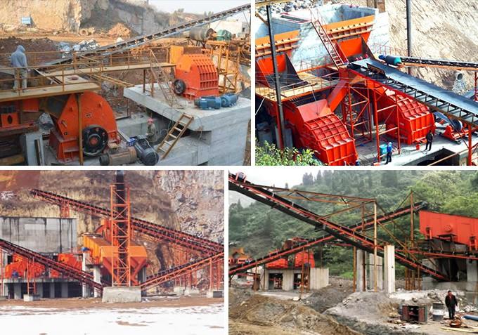 锤式破碎机客户现场作业图 锤式破碎机客户现场作业图