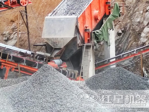 石子破碎生产现场 石子破碎生产现场