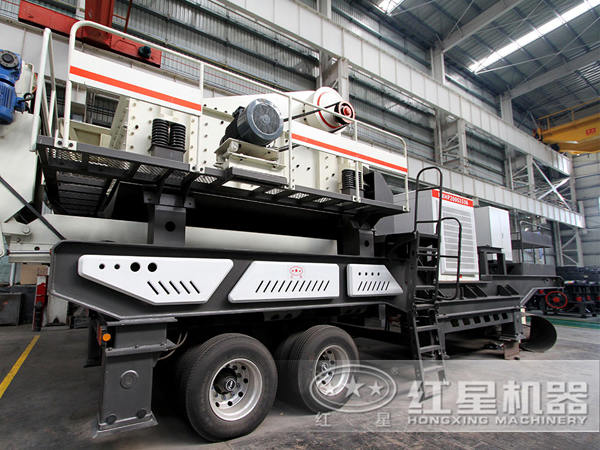 河卵石移动破碎站 河卵石移动破碎站