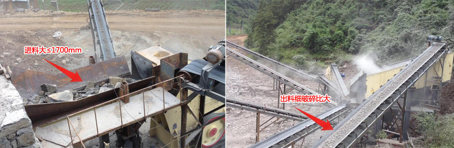 重锤式破碎机破碎比很大 重锤式破碎机破碎比很大