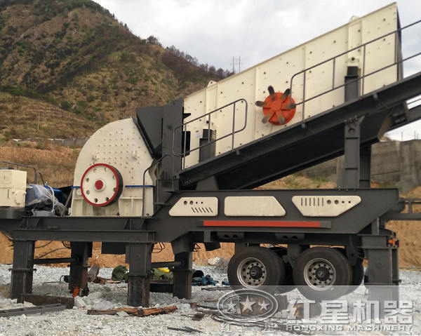 移动式石料破碎机设备 移动式石料破碎机设备