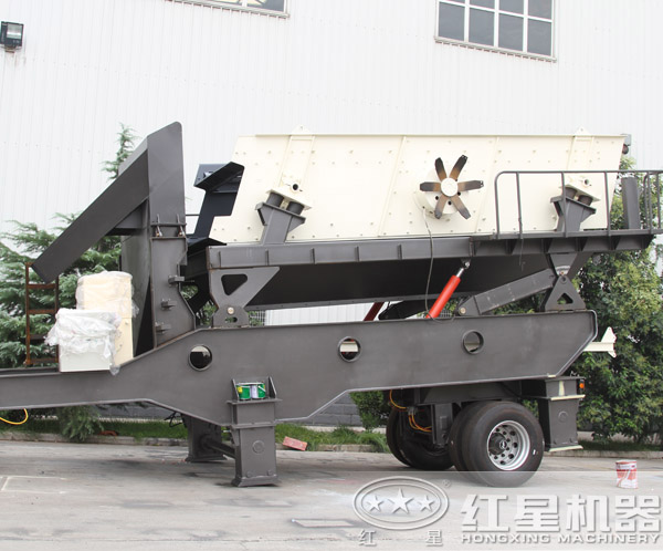 可移动式振动筛分机 可移动式振动筛分机