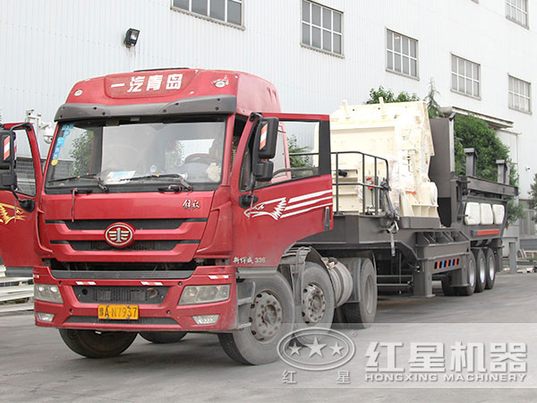 打石子的机器设备发货现场 打石子的机器设备发货现场