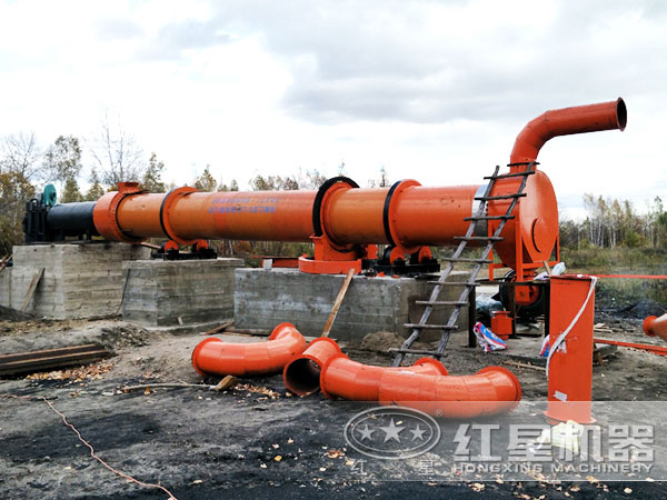 煤灰烘干机现场作业 煤灰烘干机现场作业