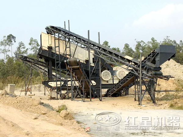 流动破碎石块加工机 流动破碎石块加工机