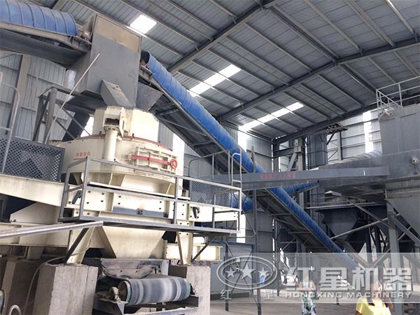 制砂机生产线现场图 制砂机生产线现场图