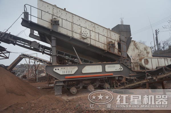 建筑垃圾处理粉碎现场 建筑垃圾处理粉碎现场