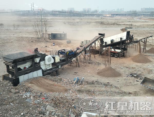 移动碎石机用于建筑垃圾 移动碎石机用于建筑垃圾
