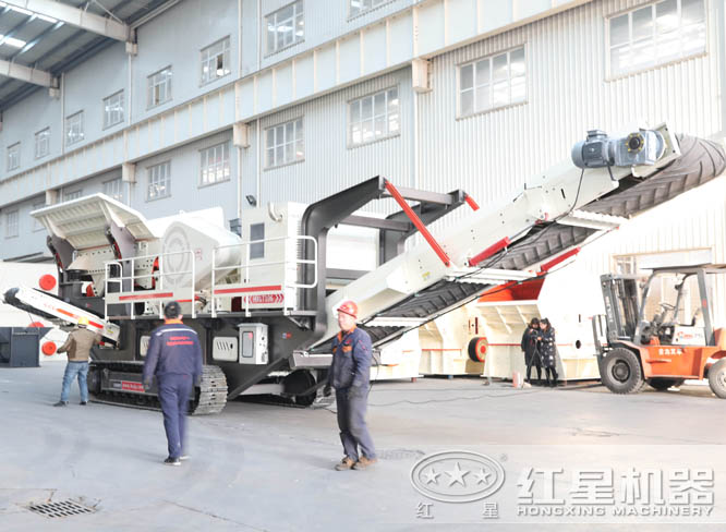 履带式建筑垃圾粉碎机 履带式建筑垃圾粉碎机