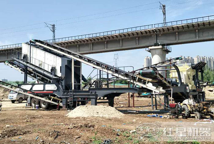 易彩堂移动破碎站用于高铁修建 易彩堂移动破碎站用于高铁修建