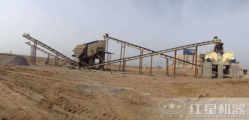 山石破碎生产线工艺流程 山石破碎生产线工艺流程