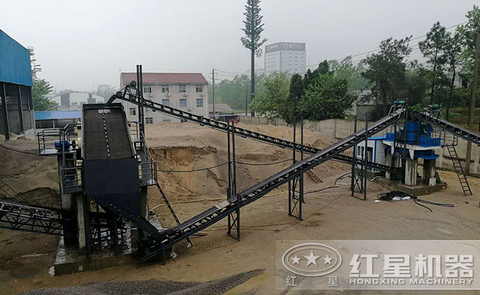 红砂岩制砂生产线 红砂岩制砂生产线