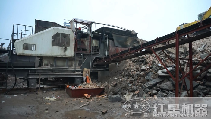 废弃混凝土破碎 废弃混凝土破碎